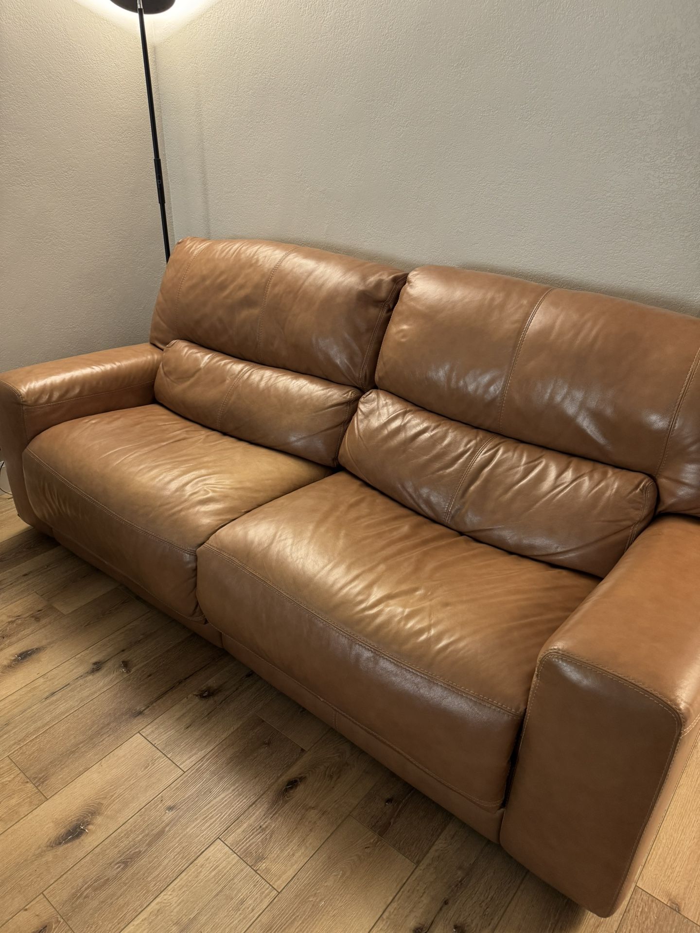 Reclining Leather Couch
