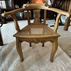 Lyre Cane Seat Chair