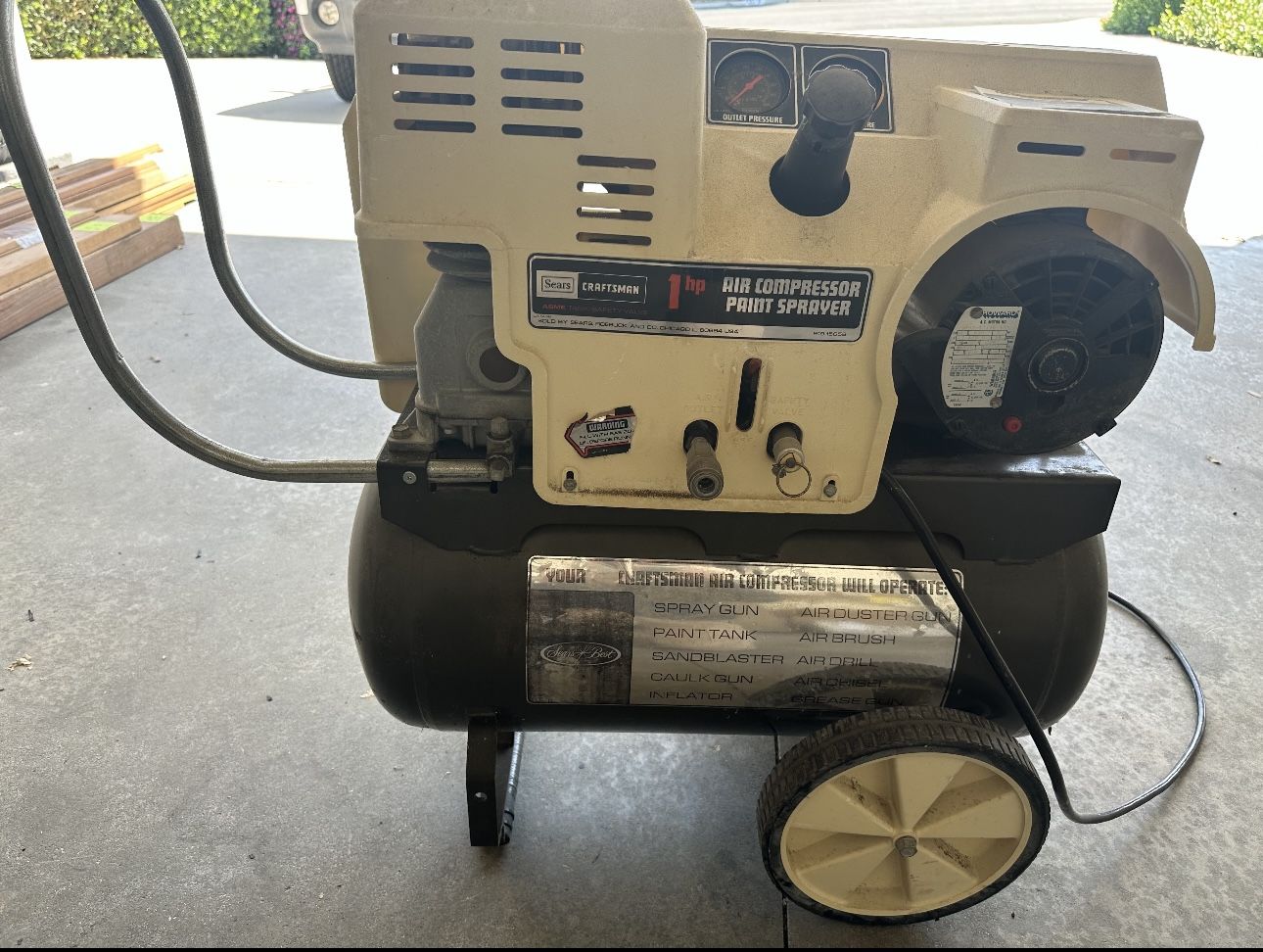 Sears Craftsman 12 Gallon Air Compressor