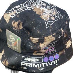 Primitive Skateboarding Graphic Bucket Hat. Pre-owned