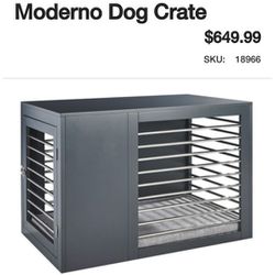 Modern Luxury Dog Crate