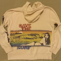 Men's American Eagle Outfitters Vintage Fit Save The Surf Hoodie Size XXL 
