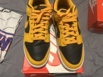 Golden Rod Nike Dunk Lows Size 12