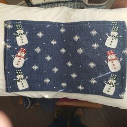 Set of Four Holiday Christmas Placemats