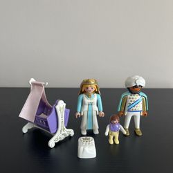 Playmobil 3835 Sultan Prince Princess Baby Royal Arab Family Castle Vintage 1996