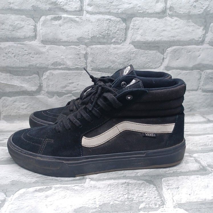 VANS Men’s Sneakers Sz 10.5  POPCUSH BMX HI Black Waffle Cup Athletic
