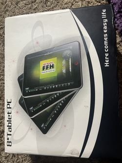 Black & Red 8 Inch Tablet 