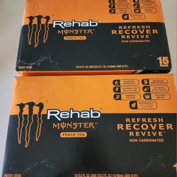22 New Peach Tea Monster energy drinks
