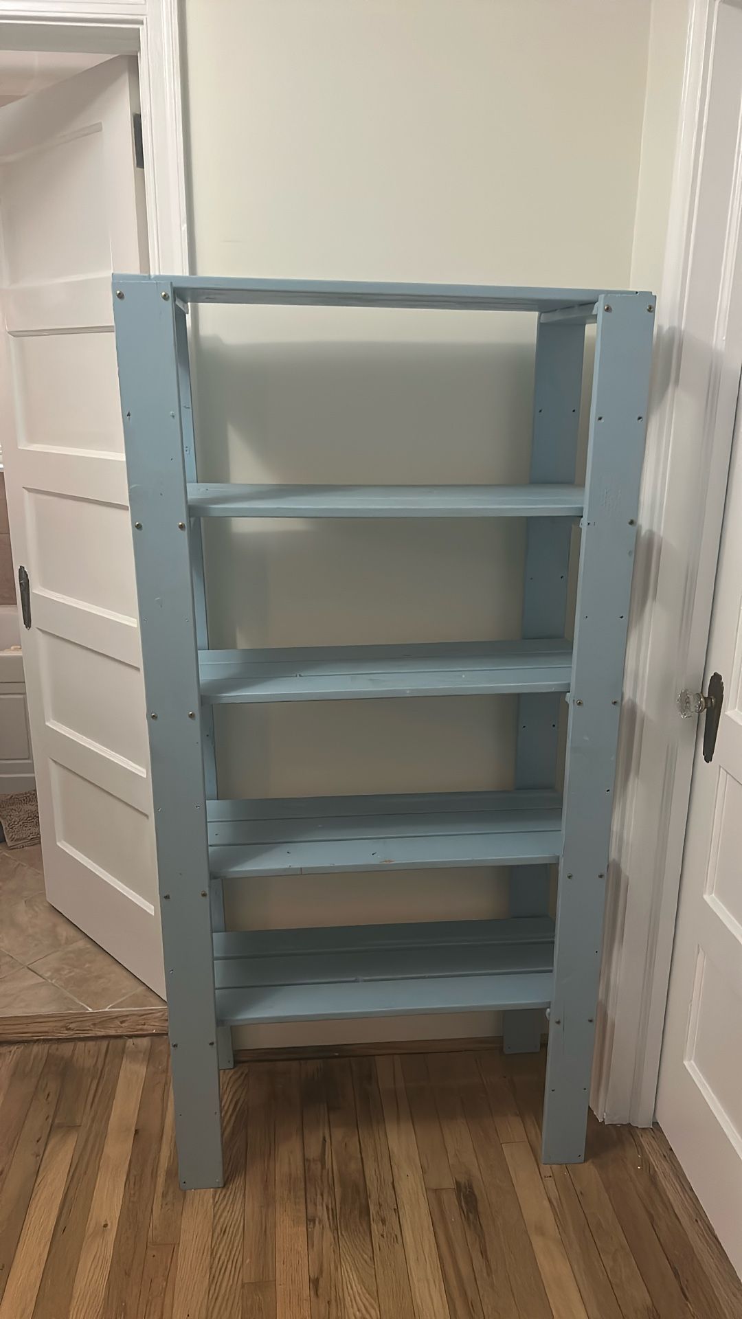 Wooden shelving