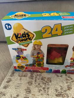 Kids@Work 24-Piece Building Blocks Set