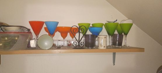 Colored glass glasses