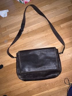 FERRAGAMO Vintage Leather messenger Bag
