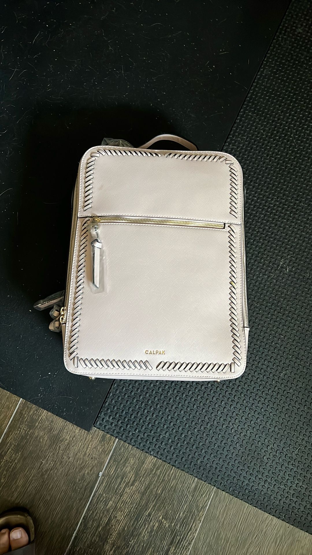 Calpak Pink Kaya Laptop Backpack