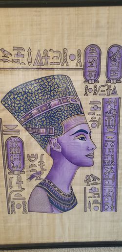 Egyptian Papyrus Painting Thumbnail