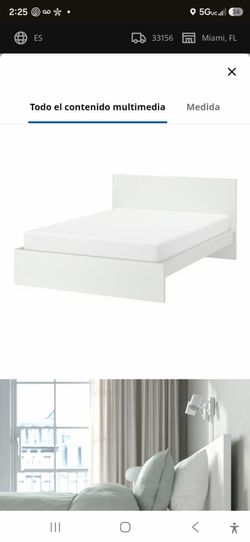Bed/ Base de cama/ Blanca IKEA