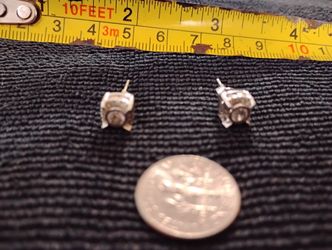 White Gold Diamond Earrings