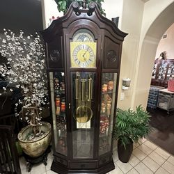 Grandfather Clock-Rosewood $600.00