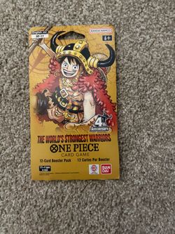 One piece sleeved pack