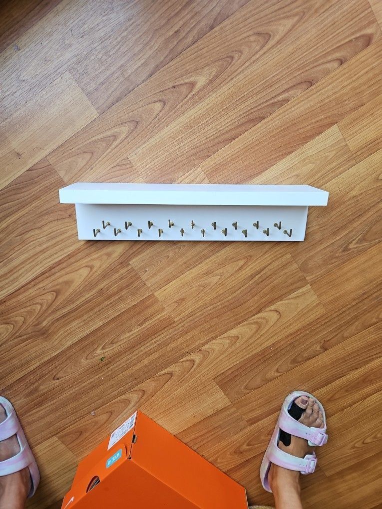 Shelf With Hooks
