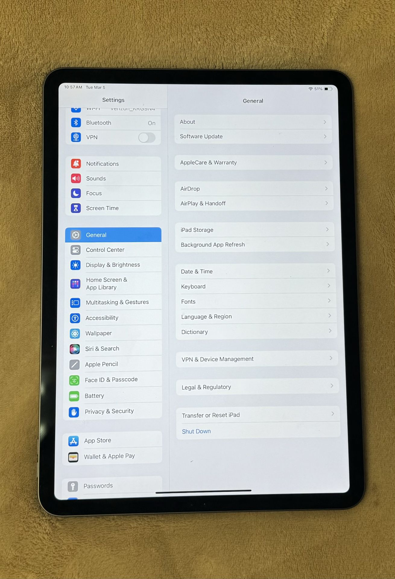 iPad Pro 11” Space Gray