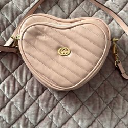 Pink Heart Shape GG Bag