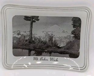 Vintage Mount Baker Catch-All Tray - Glass