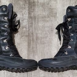 Timberland Waterproof Earth Keepers Mount Holly Duck Snow Boot Women's 7 Black