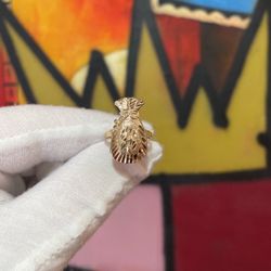 10K Yellow Gold Money Bag Ring