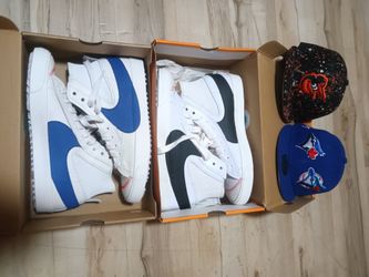 Nike Blazers With Baseball Hats