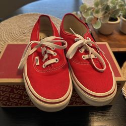 red original Vans