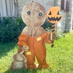 Custom Made Halloween Wood Cut Out Sam