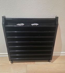 Hot wheels car display shelf