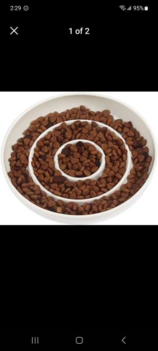 New In Box, Slow Feed Plate For Cats.