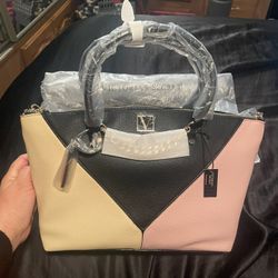 Victoria’s Secret 3 -Tone Crossbody Satchel Bag $65