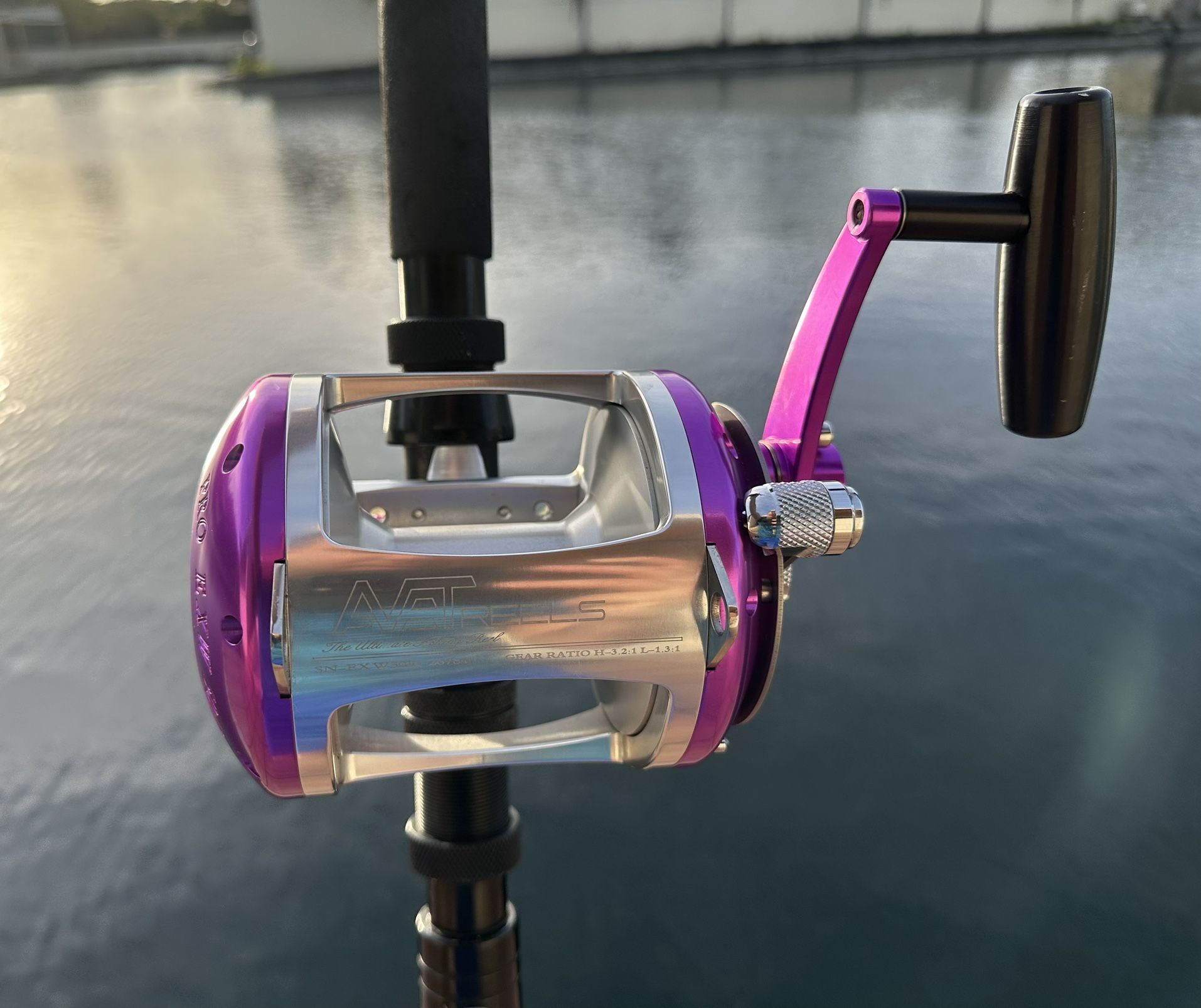 🎣New One OF A Kind Avet EXW 50/2 Reel On Preowned Hight Quality Custom Made Bend Butt Rod🎣