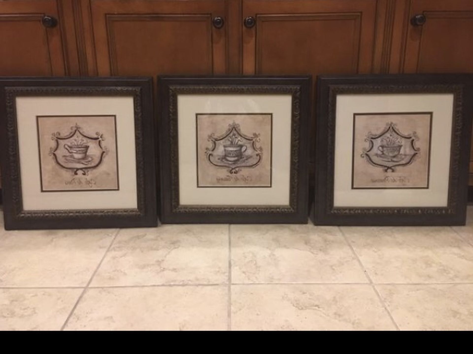 Framed & Matted - Set of 3 - Wall Art