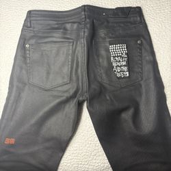 Ksubi Leather Pants Skinny Size 32