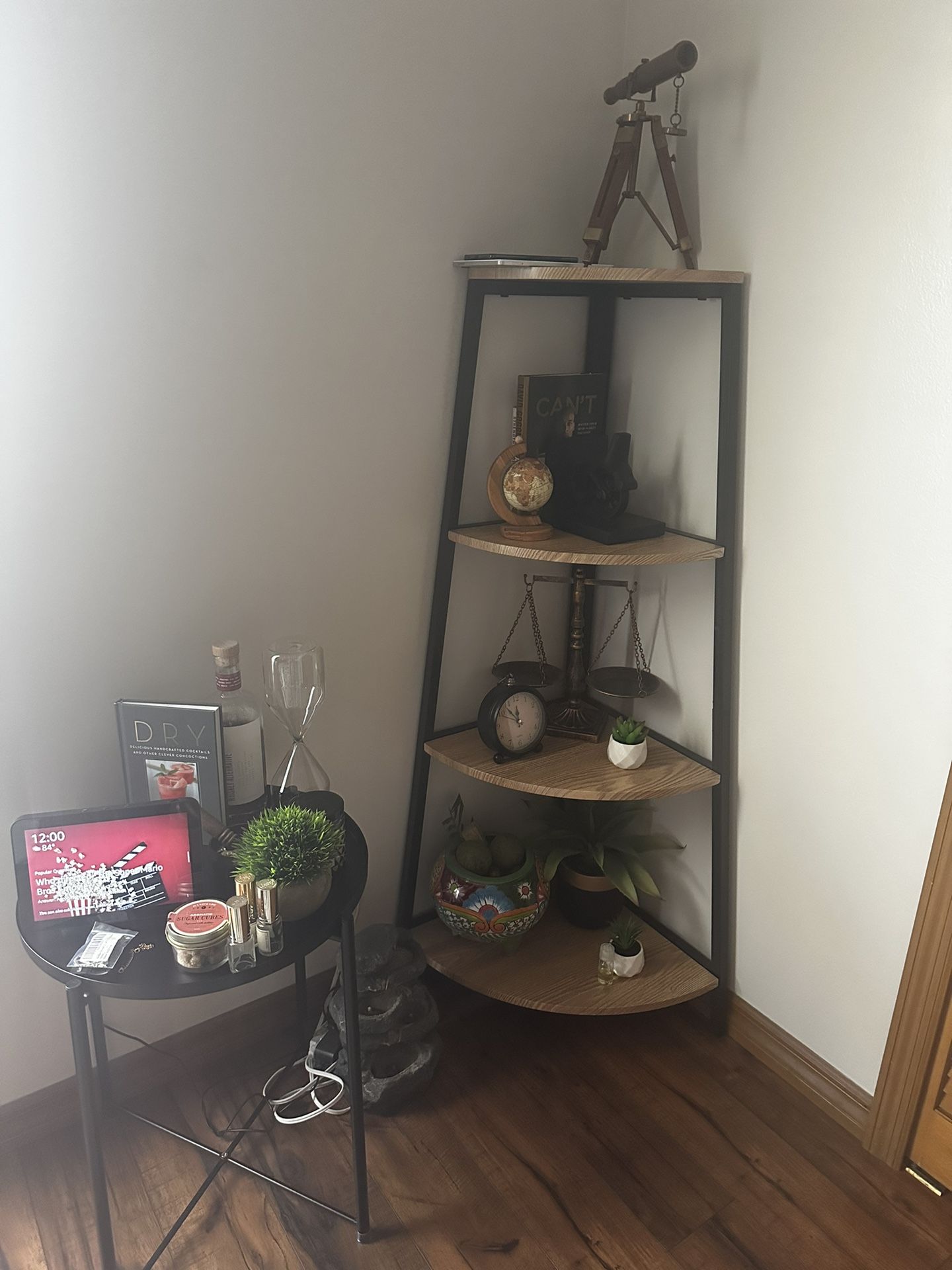 Modern Minimal Corner Shelf For Sale