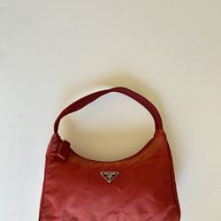 Vintage Prada Tessuto Nylon Shoulder Bag
