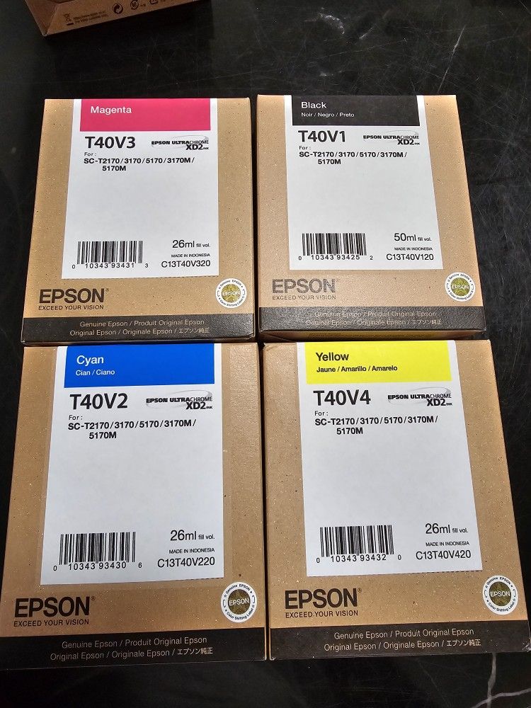 T40V ink cartridges T40V120 T40V220 T40V320 T40V420 Standard Capacity ink cartirdges Replacement for SC-T5170 T3170 T2170 T3170M T5170M
