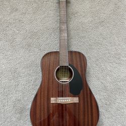 Fender CD-60S Dreadnought, All-Mahogany Acoustic Guitar