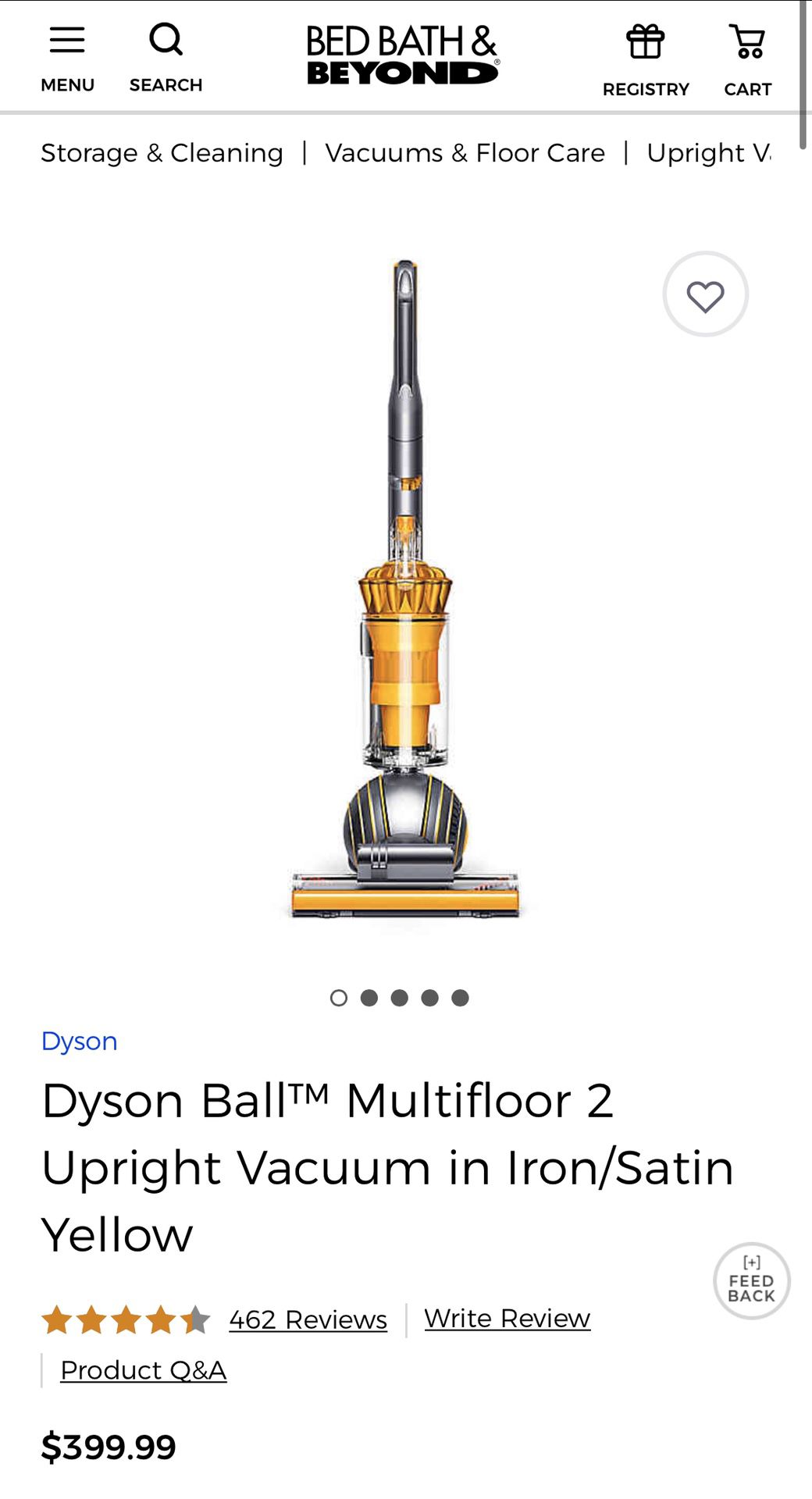 Dyson Ball™ Multifloor 2 Upright Vacuum in Iron/Satin