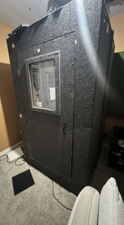 Recoding Booth for sale! Includes ventilation and ports!