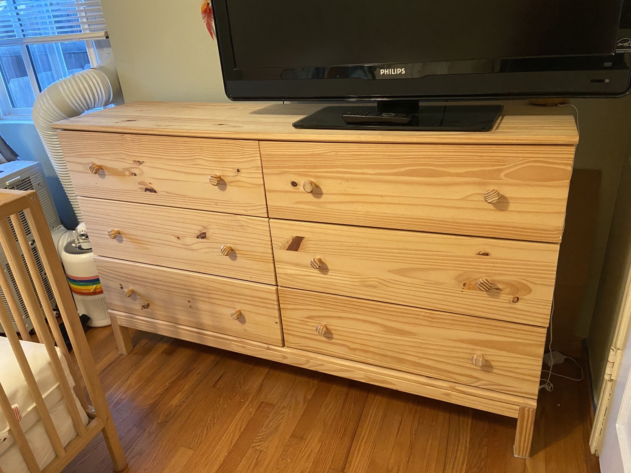 IKEA Tarva 6 Drawer Dresser