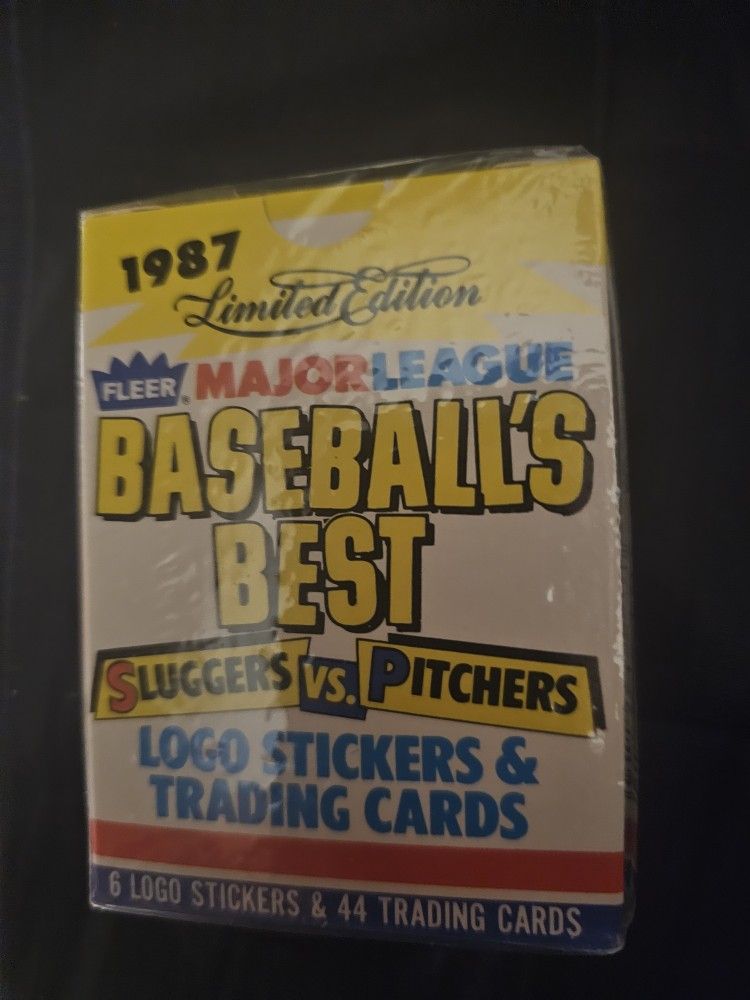 1987 Fleer Limited Edition " BASEBALL'S BEST " complete 44 card set