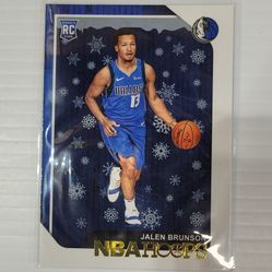 🏀 3 Card Lot - Jalen Brunson HOLIDAY RC Card 