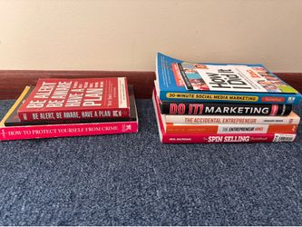 Books on entrepreneurship + personal safety