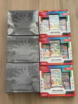 Pokemon Lot - Sealed Boxes ETB & First Partner Collection