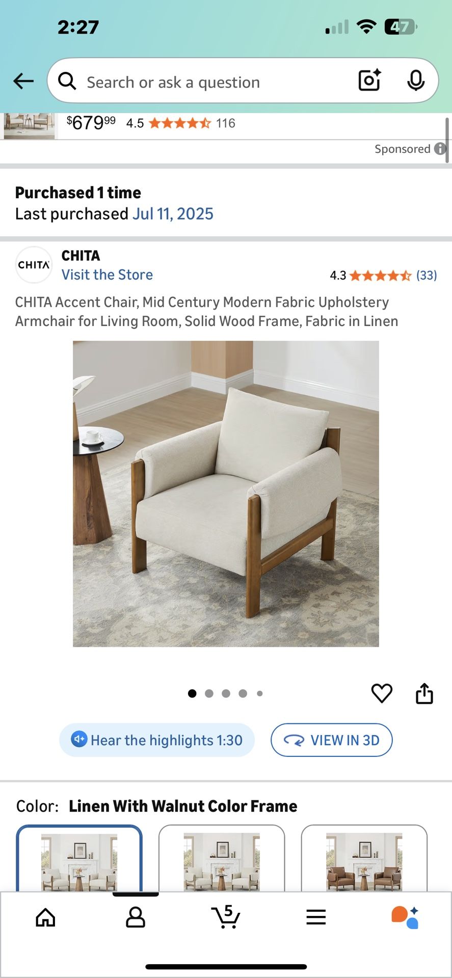 Chita Living Chairs