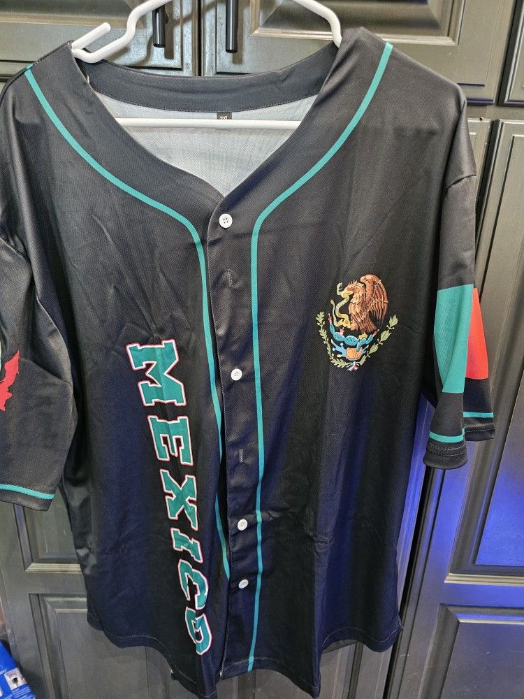Mexico Baseball Jersey Sublimation New! Sizes M,L, XL And 2XL.